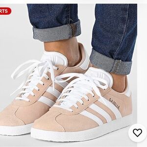 adidas gazelle silver green womens gazelle w ash pearl s18/ftwr white/linen – Footway.com main image 0